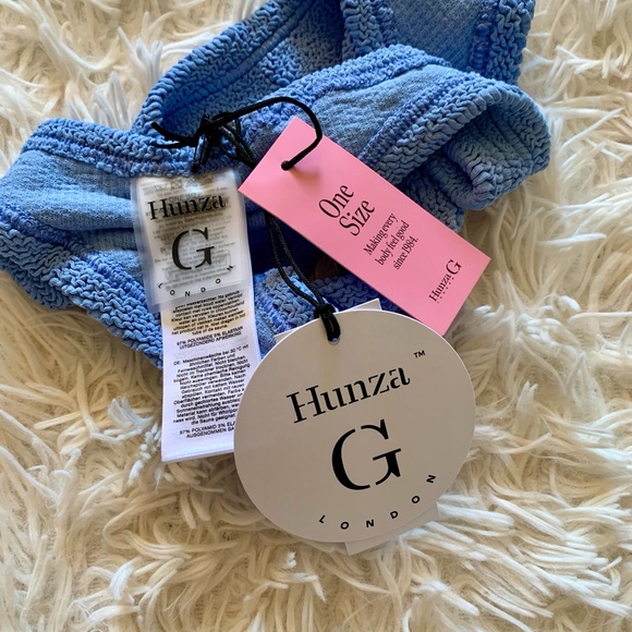 NWT Hunza g tina bikini in cornflower